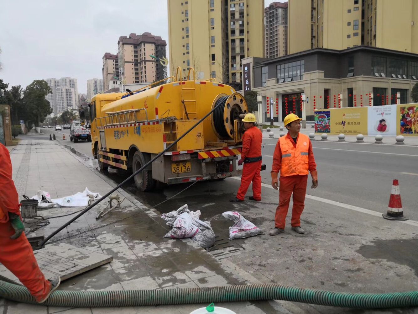 海沧排污管道清淤-管道清洗